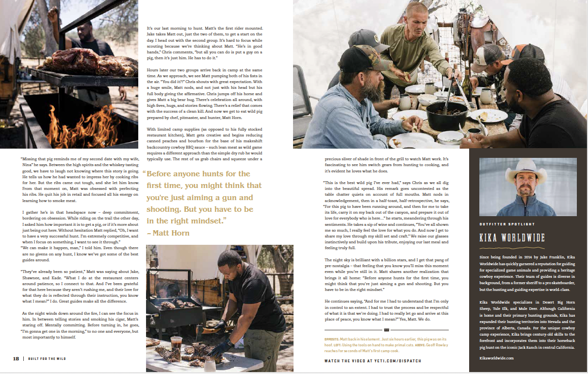 Dispatch magazine page