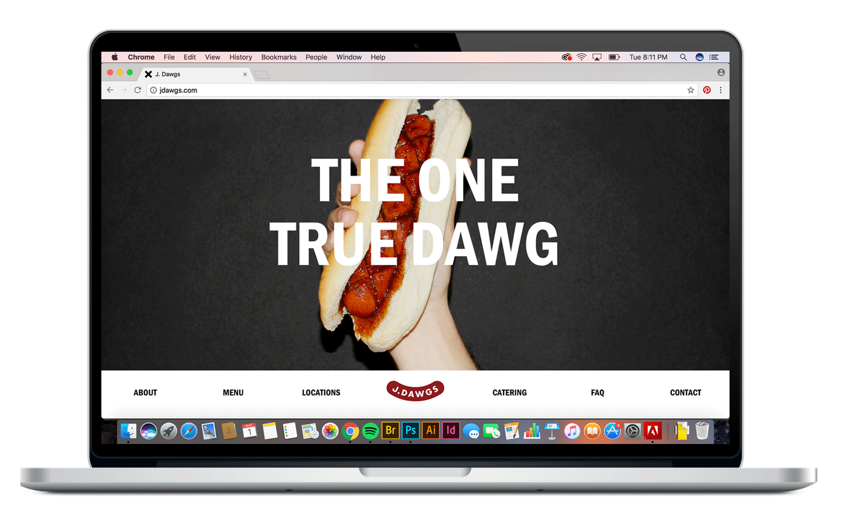 J Dawgs website design