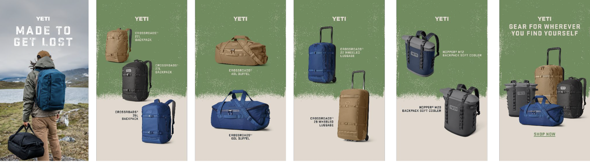 YETI Travel digital campaign overview