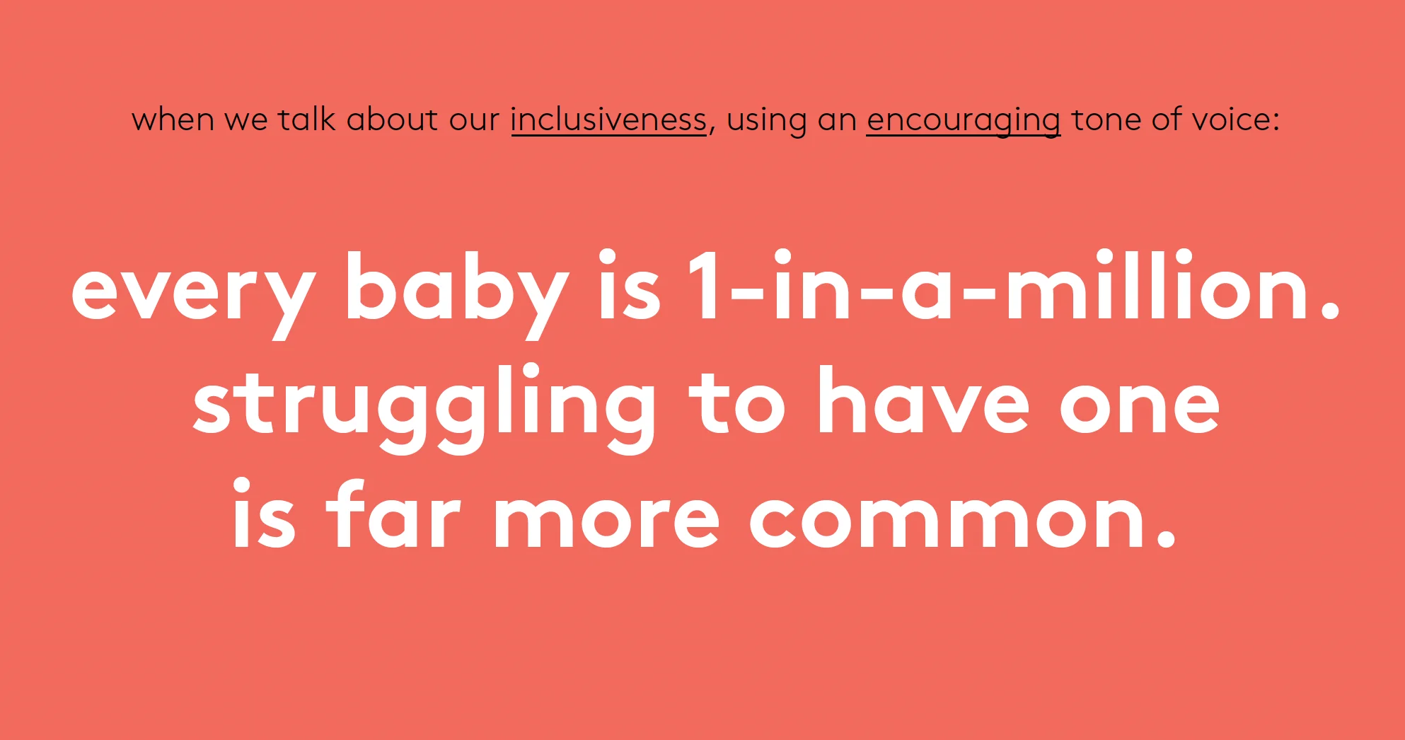 Every baby is 1-in-a-million